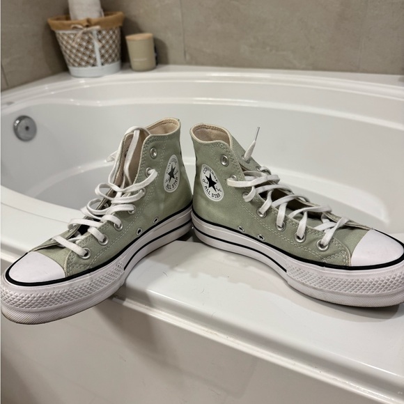 Green Platform Converse - Picture 6 of 7